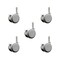 Service Caster 2 Inch MRI Safe Casters with Brakes, 7/16 Inch Grip Ring Stem, Set of 5, SCC, 5PK SCC-GR02S50-TPR-GRY-B-716138-MRI-5 - alternate 1
